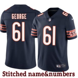 Navy Home Bill George Jersey Chicago Bears #61