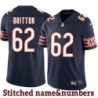 Navy Home Eben Britton Jersey Chicago Bears #62