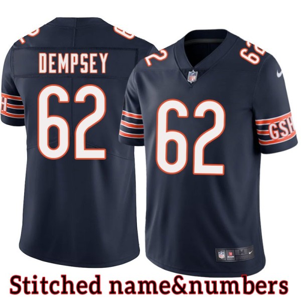Navy Home Frank Dempsey Jersey Chicago Bears #62