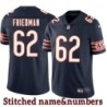 Navy Home Lennie Friedman Jersey Chicago Bears #62