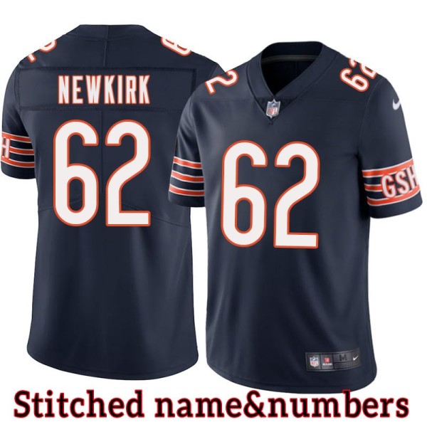 Navy Home Robert Newkirk Jersey Chicago Bears #62