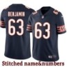 Navy Home Ryan Benjamin Jersey Chicago Bears #63