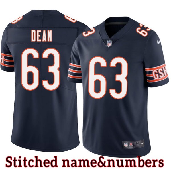 Navy Home Fred Dean Jersey Chicago Bears #63