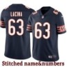 Navy Home Corbin Lacina Jersey Chicago Bears #63