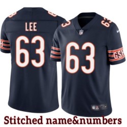 Navy Home Cameron Lee Jersey Chicago Bears #63