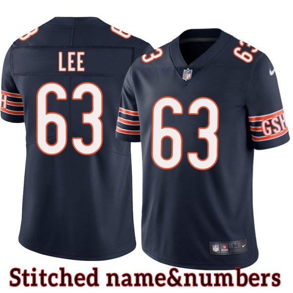 Navy Home Cameron Lee Jersey Chicago Bears #63