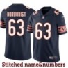 Navy Home Mark Nordquist Jersey Chicago Bears #63