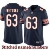 Navy Home Bob Wetoska Jersey Chicago Bears #63