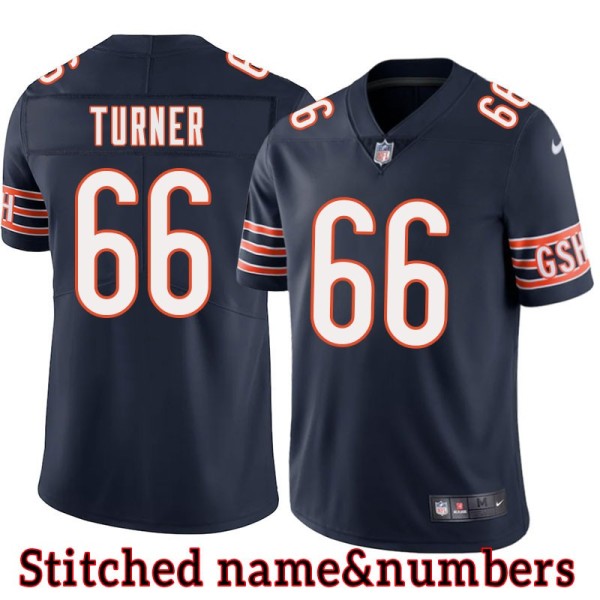 Navy Home Bulldog Turner Jersey Chicago Bears #66