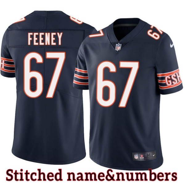 Navy Home Dan Feeney Jersey Chicago Bears #67