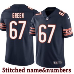 Navy Home Jamaal Green Jersey Chicago Bears #67