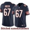 Navy Home Jamaal Green Jersey Chicago Bears #67