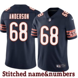 Navy Home Bryan Anderson Jersey Chicago Bears #68
