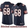 Navy Home Chris Dyko Jersey Chicago Bears #68