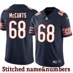 Navy Home Matt McCants Jersey Chicago Bears #68