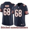 Navy Home Howard Mudd Jersey Chicago Bears #68