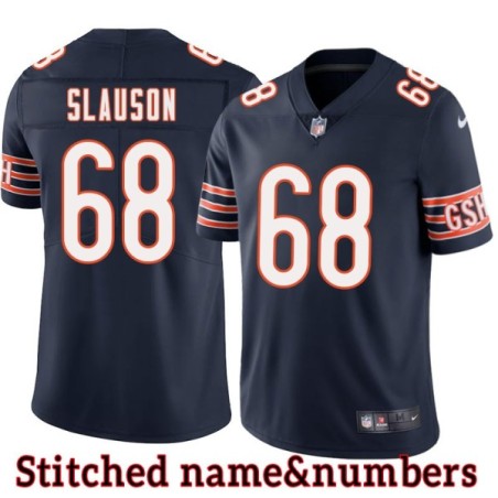Navy Home Matt Slauson Jersey Chicago Bears #68