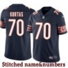 Navy Home Ken Kortas Jersey Chicago Bears #70