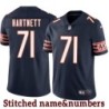 Navy Home Perry Hartnett Jersey Chicago Bears #71