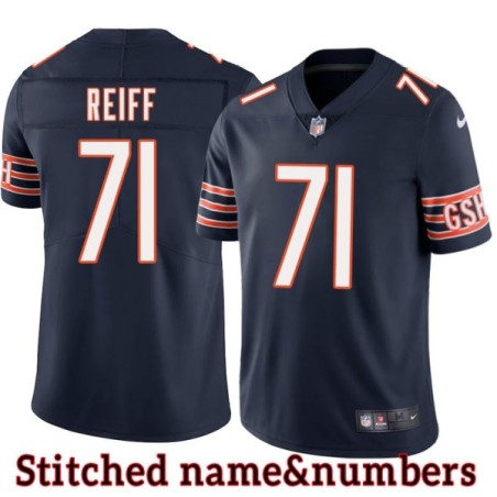 Navy Home Riley Reiff Jersey Chicago Bears #71