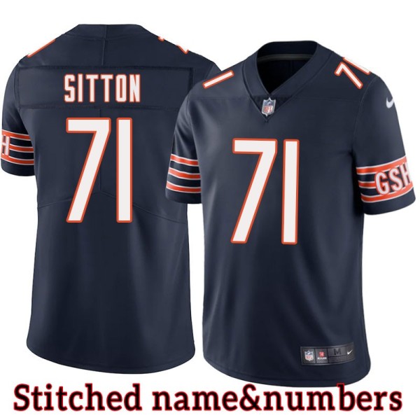 Navy Home Josh Sitton Jersey Chicago Bears #71
