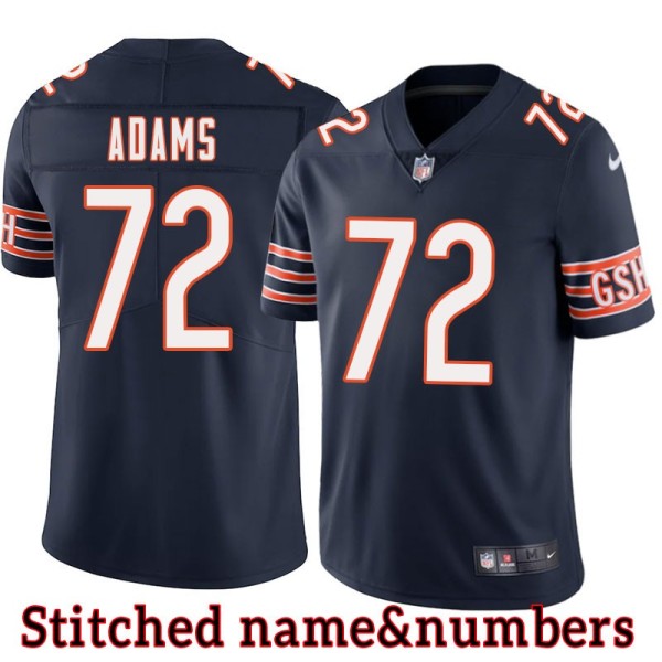 Navy Home Scott Adams Jersey Chicago Bears #72