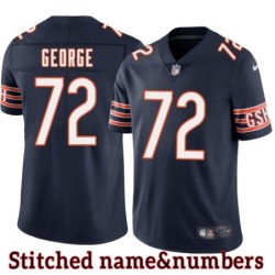 Navy Home Bill George Jersey Chicago Bears #72