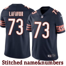 Navy Home Tron LaFavor Jersey Chicago Bears #73