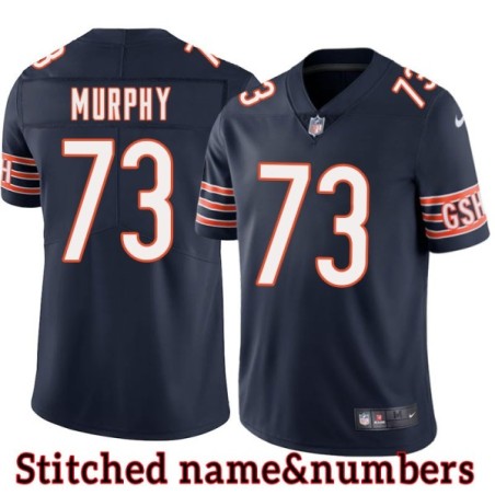Navy Home Dennis Murphy Jersey Chicago Bears #73