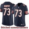 Navy Home Dennis Murphy Jersey Chicago Bears #73