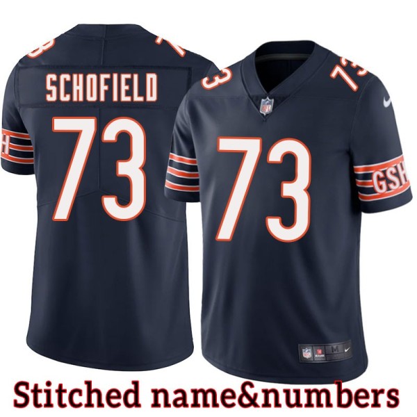 Navy Home Michael Schofield Jersey Chicago Bears #73