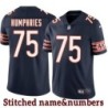 Navy Home Stefan Humphries Jersey Chicago Bears #75