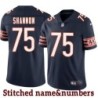 Navy Home John Shannon Jersey Chicago Bears #75
