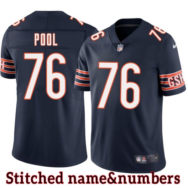 Navy Home Hampton Pool Jersey Chicago Bears #76
