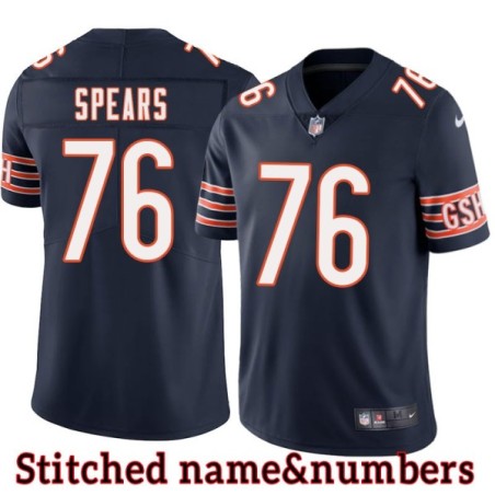 Navy Home Marcus Spears Jersey Chicago Bears #76