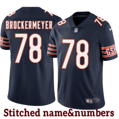 Navy Home Blake Brockermeyer Jersey Chicago Bears #78