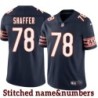 Navy Home Kevin Shaffer Jersey Chicago Bears #78