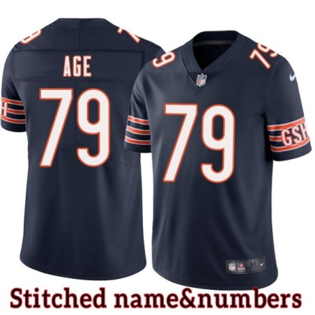 Navy Home Louis Age Jersey Chicago Bears #79