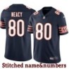 Navy Home Clem Neacy Jersey Chicago Bears #80