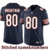 Navy Home Tim Wrightman Jersey Chicago Bears #80