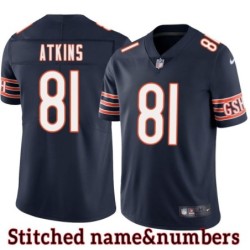 Navy Home Doug Atkins Jersey Chicago Bears #81
