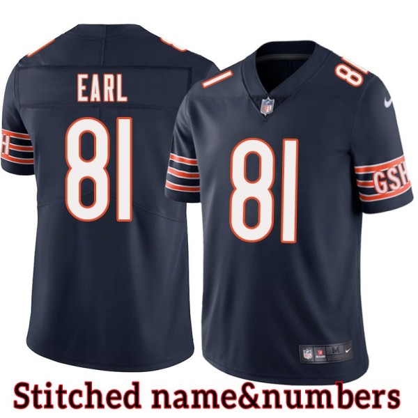 Navy Home Robin Earl Jersey Chicago Bears #81