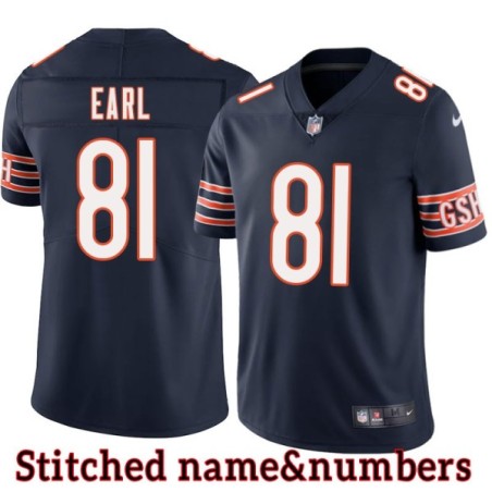 Navy Home Robin Earl Jersey Chicago Bears #81