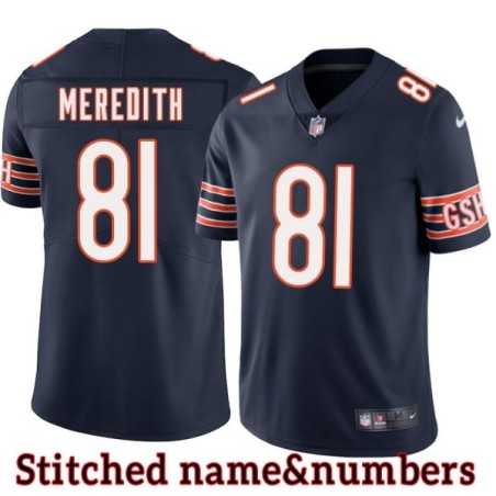 Navy Home Cameron Meredith Jersey Chicago Bears #81