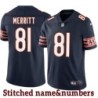 Navy Home Ahmad Merritt Jersey Chicago Bears #81