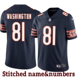 Navy Home Harry Washington Jersey Chicago Bears #81
