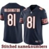 Navy Home Harry Washington Jersey Chicago Bears #81