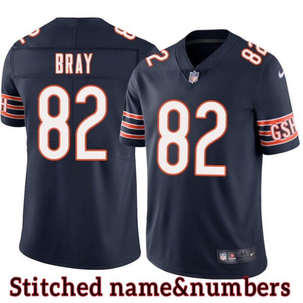Navy Home Ray Bray Jersey Chicago Bears #82