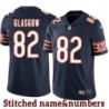 Navy Home Brian Glasgow Jersey Chicago Bears #82