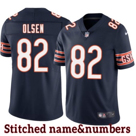 Navy Home Greg Olsen Jersey Chicago Bears #82